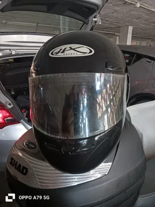 Casco de moto HX Safety Negro