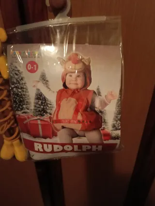 Disfraz Bebé Rudolph 0-1 Año