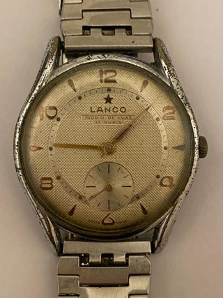 Orologio Lanco Vintage Acciaio