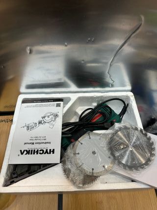 HYCHIKA Mini Sierra Circular 750W con Motor de Cobre