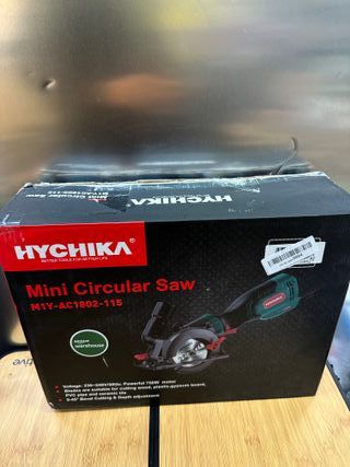 HYCHIKA Mini Sierra Circular 750W con Motor de Cobre