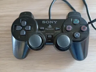 Mando PS2  original Sony Negro