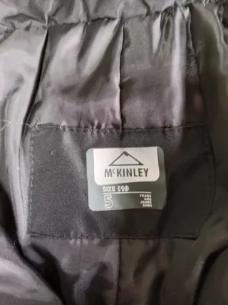 Pantalones de nieve para niño negros