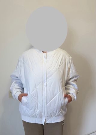 Chaqueta Bomber Blanca MARUSIA