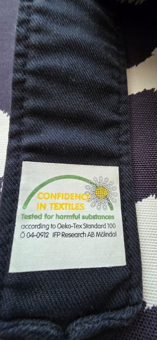 PORTEO MOCHILA BEBE MARCA BABYBJÖRN NEGRO/ROJO