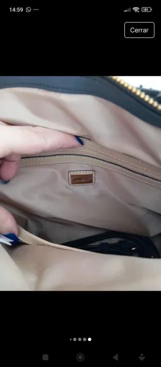 Bolso Guess azul y multicolor