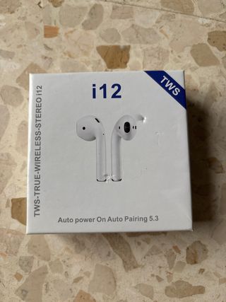 Auriculares i12 TWS Bluetooth 5.3