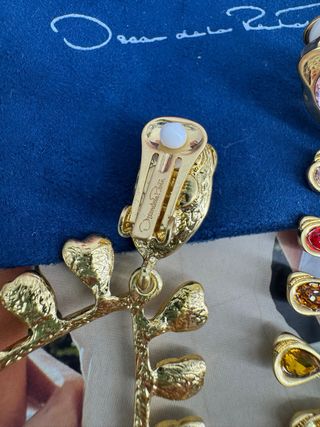 Pendientes Oscar de la Renta Multicolor