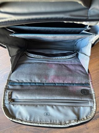 Mochila Samsonite Hombre Negra y Gris