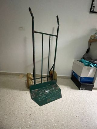 Carretilla de carga metálica 2 ruedas