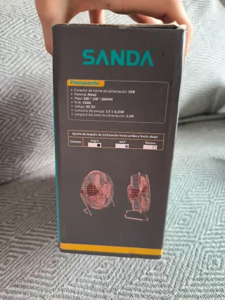 Camper - Ventilador usb 20cm