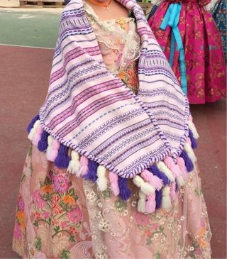 Vestido de Fallera con Zapatos y Espardeñas