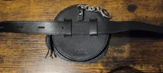 Borsa Karl Lagerfeld Daruma Pelle Rossa Nera