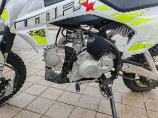 IMR Lorentrack 110c.c. Motocross Blanca y Amarilla