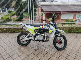 IMR Lorentrack 110c.c. Motocross Blanca y Amarilla