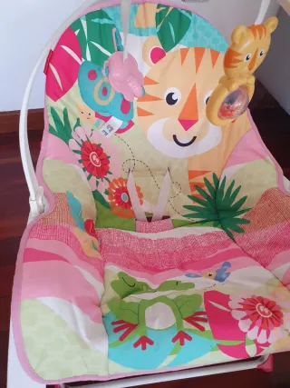 Hamaca balancín silla Bebé Fisher-Price Rosa