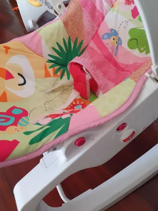 Hamaca balancín silla Bebé Fisher-Price Rosa