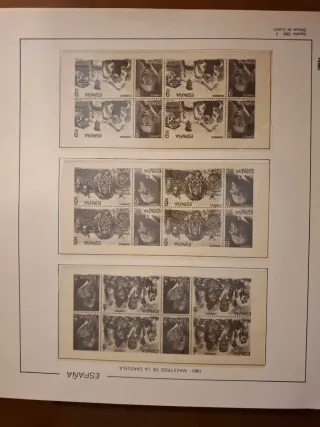 Sellos nuevos  Bloque 4 España 1979-86