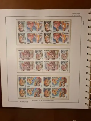 Sellos nuevos  Bloque 4 España 1979-86