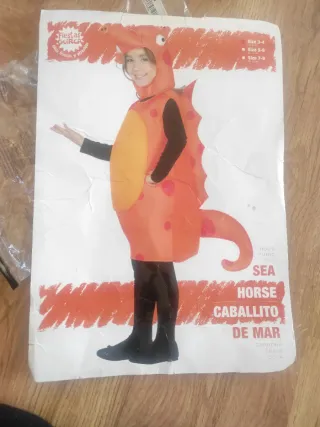 Disfraz Caballito de Mar 2/4 años