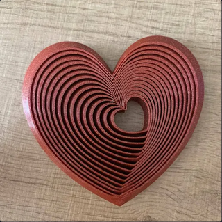 5.Corazón 3D Decorativo