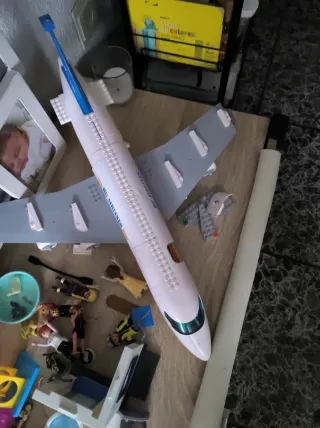 Juego Construcción Avión Pasajeros 901 Piezas