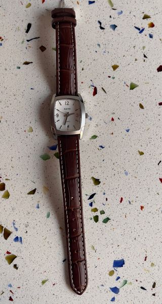 Reloj Racer Señora Marrón/Plata