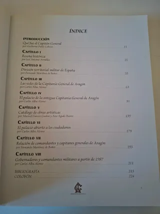 LA CAPITANÍA GENERAL DE ARAGÓN  1711 a 2011