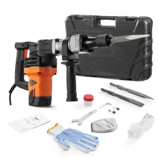 Martillo Demolición 1400W 19J 2900BPM + Accesorios