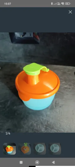 Dosatore Tupperware 3 scomparti