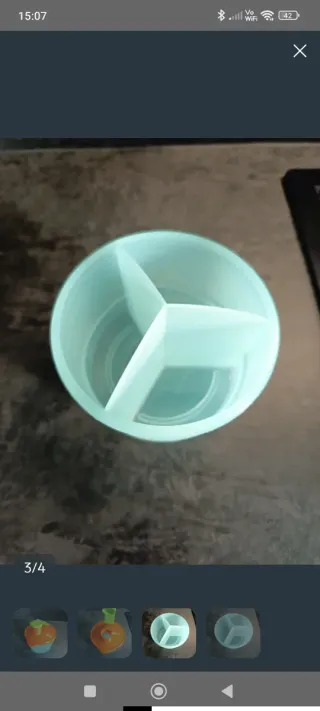 Dosatore Tupperware 3 scomparti