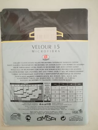 Set 2 Collant Omsa  Marrone TG II