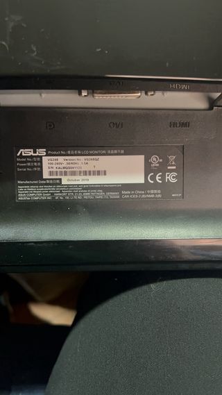 Monitor Asus VG248QZ 24 144Hz Full HD