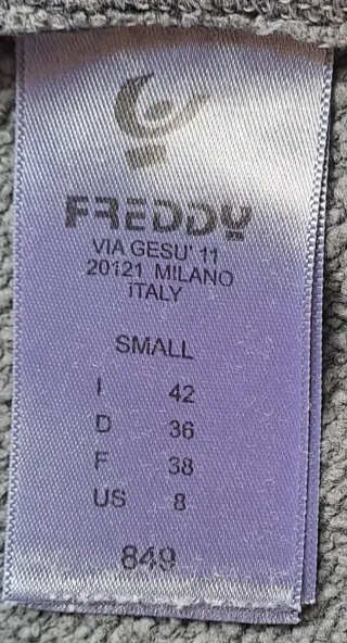 Pantaloni tuta felpati grigi Freddy tg. S