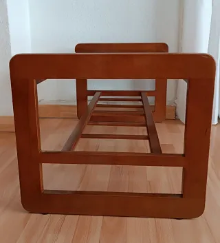 Mesa Centro Madera y Cristal Rectangular