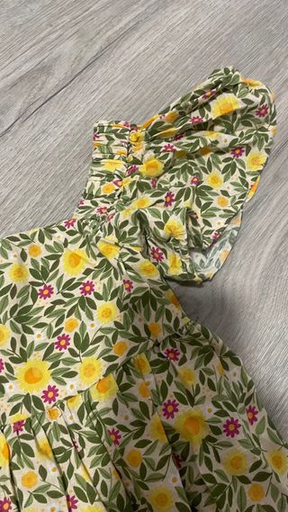 Vestido niña estampado floral