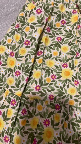 Vestido niña estampado floral