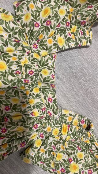 Vestido niña estampado floral