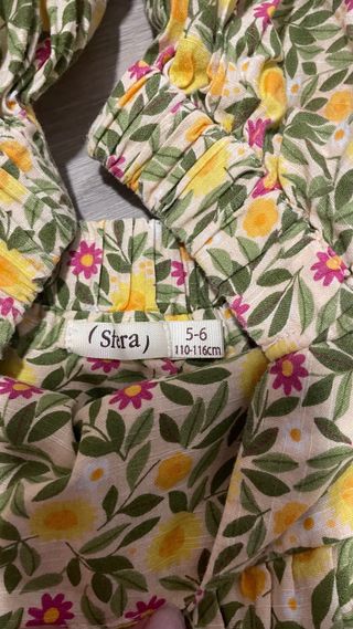 Vestido niña estampado floral