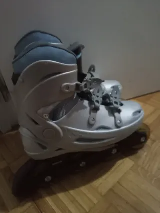 Patines en línea Decathlon plateados 41
