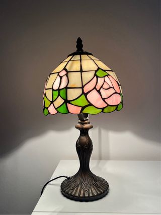 Lámpara Tiffany Cristal y Metal