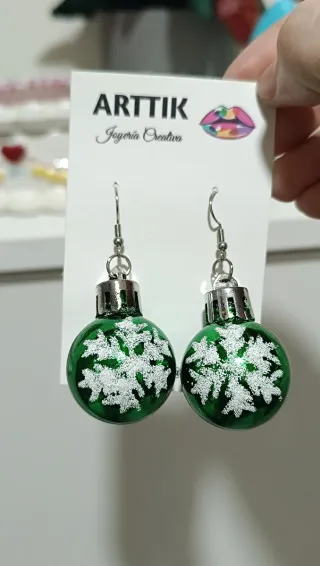 Pendientes navideños