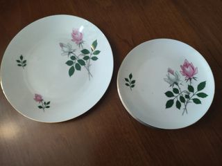 Servizio piatti x dolce porcellana