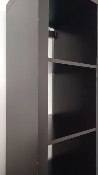 Estantería Ikea Negra/Marrón