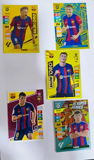 Pack Cromos Pedri Fútbol Liga Panini