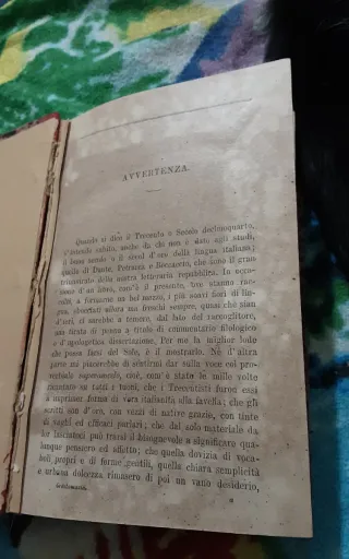 Libro antico 1882