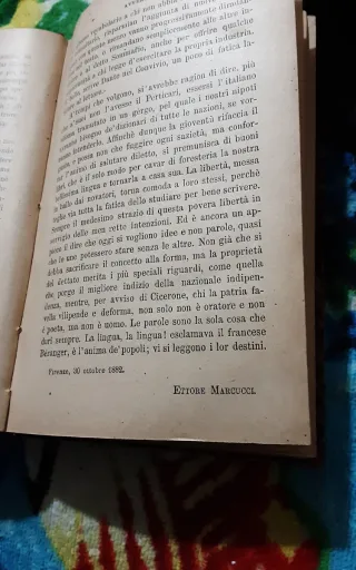 Libro antico 1882