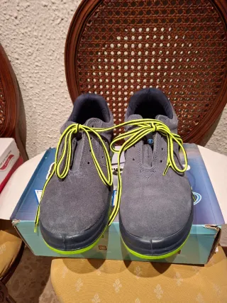 Zapatos de seguridad ROSTA grises y verdes