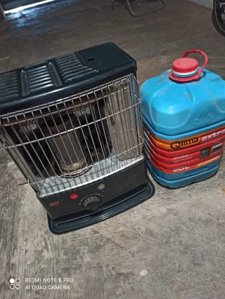 Estufa de parafina + 1garrafas