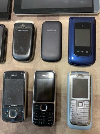 Lote 12 Móviles Antiguos Nokia Samsung Sony Ericss